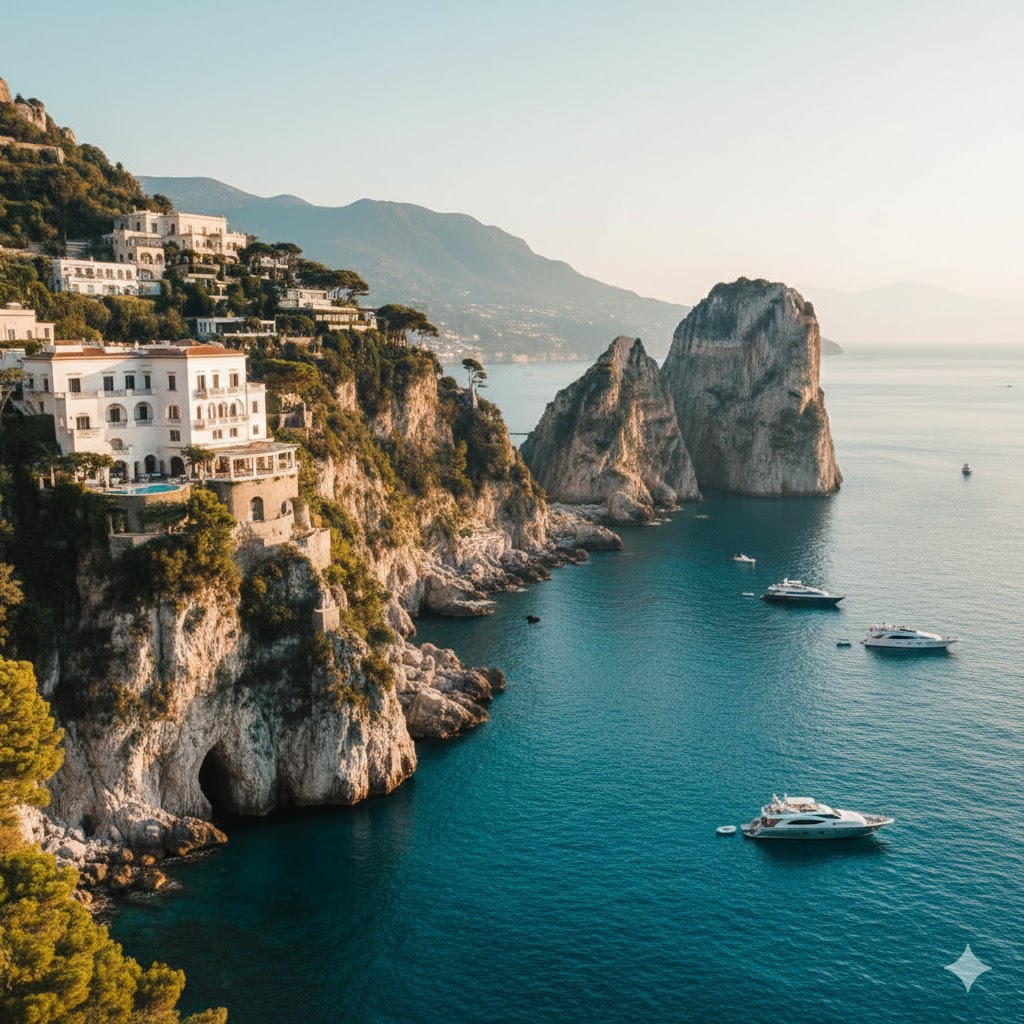 Cost Breakdown: One Week in a Capri Villa via Collection vs 85K at a 5 Star Hotel
